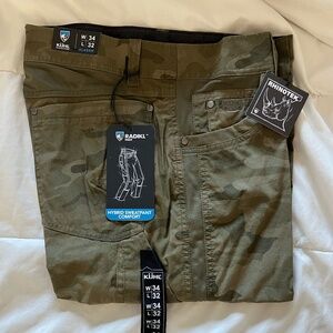 Kuhl Radikl Pants, Size 34, Green Camp